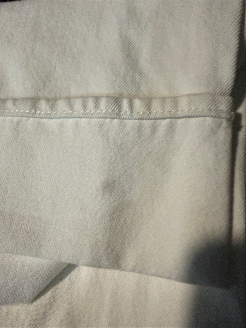 Madewell Low Slung Baggy Jeans Pure White Rigid Wide Leg Relaxed Size 30 NWT - Picture 15 of 16